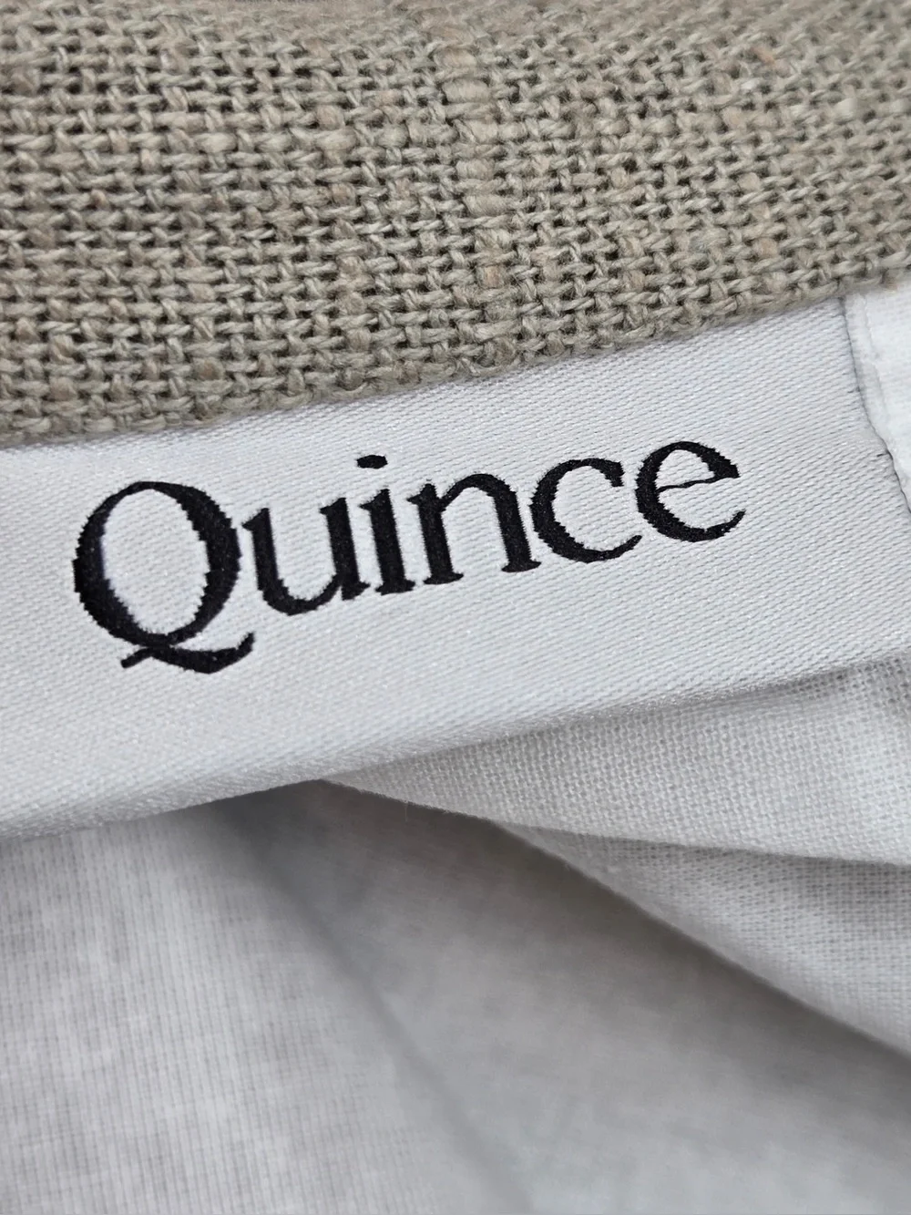 NWT QUINCE Set Of 2 48x84 Cotton Slub Curtains Grey 0721